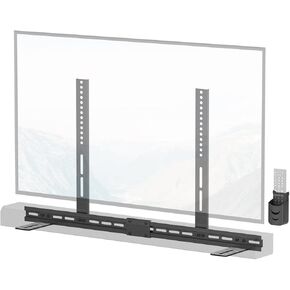 Sound Bar Mounts for Sony Soundbar TV Mount Under TVs with Remote Holder - Adjustable Height for Sony TV Soundbar Mounting Bracket Hold 35Lbs for Space Saving
