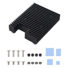 ZDE ZC503 Dedicated Aluminum Heatsink Support PWM Cooling Fan Compatible with Raspberry Pi Compute Module 5 CM5 / Compute Module 4 CM4 Motherboard with Screws and Thermal Tapes