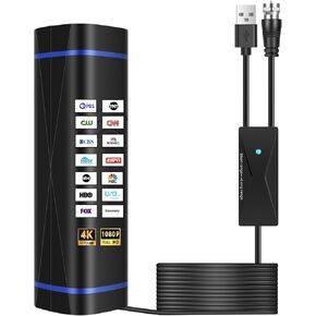 TV Antenna for Smart TV - 1200+ Mile Range, 4K UHD Digital Indoor/Outdoor HDTV Antenna with Signal Booster, 33ft Coaxial Cable, Weatherproof Design for Local Channels, NBC, CBS, ABC, Fox, PBS (2025)
