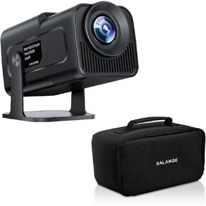 HY320PRO 4K 1080P Native Mini Projector with Carrying Case, Auto Keystone Projector and Portable Travel Case