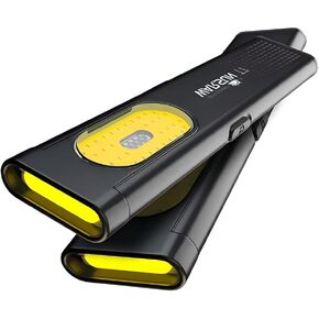 WARSUN T7(2 Packs), Flat Flashlight, Small Pocket Flashlight, Every Day Carry, Thin Flashilight, Led Magnetic Flashlight, USB-C Rechargeable, COB Side Light, Multiple Modes Flashlight