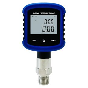 S281 High Precision 10000PSI Digital Hydraulic Pressure Gauge 0.2% FS Accuracy Air Manometer 1/4 Inch NPT Thread with Bluetooth Connection for Mobile Phone and 330° Rotation