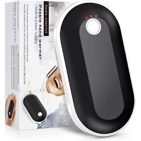 Hand Warmers Rechargeable 7800mAh Electric Hand Warmer Reusable for 12 Hours Heating USB Portable Pocket Heater Handwarmers for Outdoor Camping Hunting Golfing Winter Gifts for Men and Women