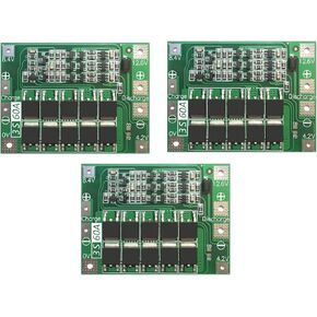 3pcs 3s 60a 12.6v 18650 Charger PCB BMS Protection Board Li-ion Lithium Battery Charger Contrage Module Module for Drill Motor (3S 60a) نسخة محسنة