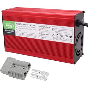 AFU 84V 10A Lithium-ion Battery Charger Safe and Durable with Cooling Fan Suitable for 20S 72V Lithium-ion Battery Intelligent Charger DC Output 50A Andersoon Connector