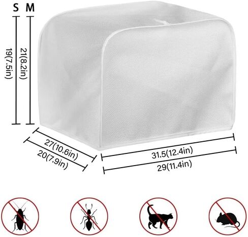 Talayituse Hunting Camo Print Toaster Cover Bread Toaster Oven Dustproof Cover, Universal Size Microwave Toaster Oven Cover for 4 Slice Toasters, M in Saudi Arabia