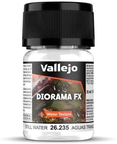 Vallejo - Diorama FX Water Textures | Tropical Blue | Premium Acrylic Color for Modelers & Miniature Enthusiasts | 200 ml (6.76 fl.oz.) in Kuwait