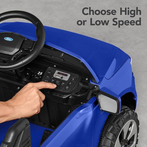 Best Choice Products Licensed Ford F-150 Lightning Truck Kids 24V 2-Seater Electric Ride On Car Toy w/ 132lb Weight Capacity, Parent Control - Black in Kuwait
