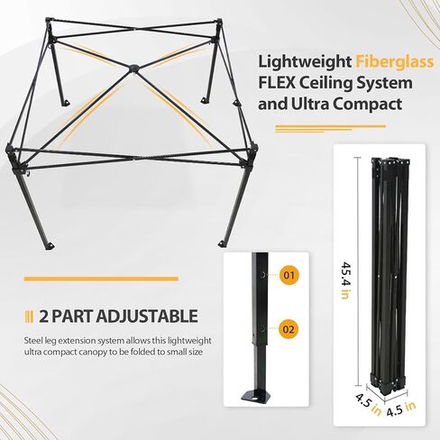 EAGLE PEAK Flex Compact 4x4 Pop-up Canopy Changing Room, Portable Privacy Dressing Room for Indoor Fashion Photoshoots, Camping, or Pool, White/Green in Kuwait