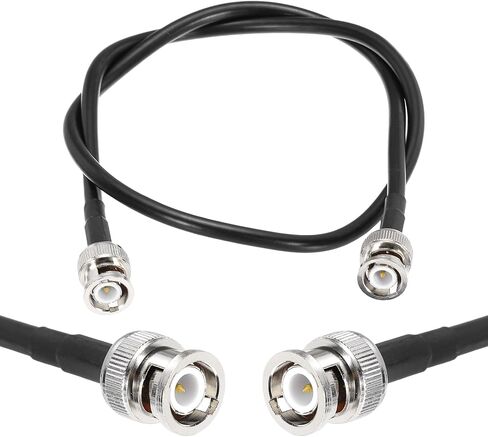 MECCANIXITY 1PCS RG58 Coaxial Cable 150ft/45.7 M, BNC Male to BNC Male Coax Cable 50 Ohm Low Loss Cable for CB Radio, Ham Radio, Antenna Analyzer in Kuwait