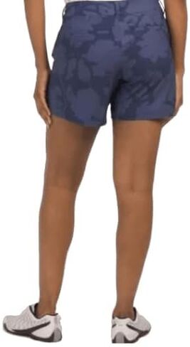 SPANX Womens 6" Sunshine Shorts, Geo Scape Blue, Large in Saudi Arabia