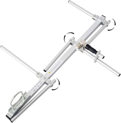 TWAYRDIO YAGI Antenna High Gain UHF 400-470MHz Foldable 3 Elements Aluminum Alloy Outdoor Radio Antenna with SL16 Female Connector for Motorola Kenwood Yaesu HYT Two-way Radio in Saudi Arabia