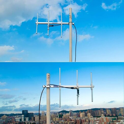 TWAYRDIO YAGI Antenna High Gain UHF 400-470MHz Foldable 3 Elements Aluminum Alloy Outdoor Radio Antenna with SL16 Female Connector for Motorola Kenwood Yaesu HYT Two-way Radio in Saudi Arabia