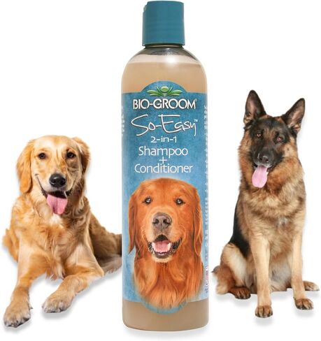 Bio-Groom So Easy 2 in 1 Shampoo & Conditioner- Dog & Puppy Shampoo and Conditioner Gallon, Detangling Dog Wash, Bulk Size for Grooming, Soap Free, 12:1 Concentration- Refreshing Fruit Scent, 1 Gallon in Saudi Arabia