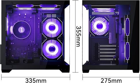 Gaming PC Desktop Computer, Ryzen 7 5700X,RTX 5060,32GB DDR4 RAM and 1TB M.2 NVMe SSD, 240 Liquid Cooler, ARGB Fans,Game Design Office in Saudi Arabia