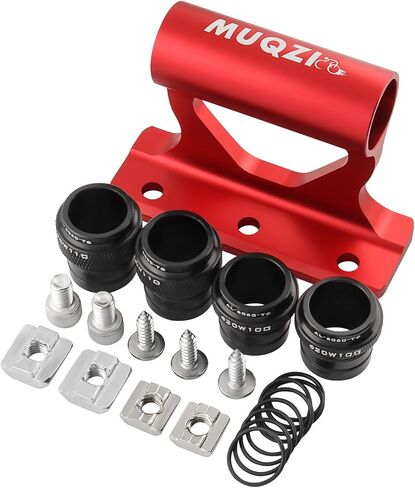MUQZI Thru Axle Fork Mounts, Compatible with 20x100mm/20x110mm Road Mountain Bikes, Black in Kuwait