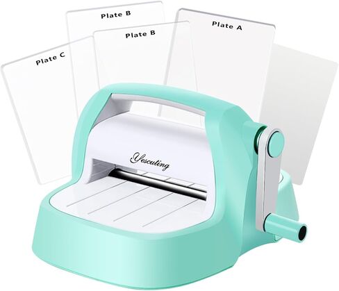 Portable Manual Die Cutting and Embossing Machine Kit for Arts and Crafts, Scrapbooking for Card Making, 3’’ Opening in Saudi Arabia