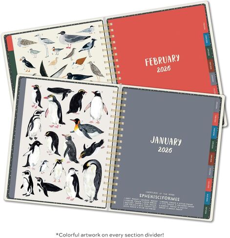High Note 2026 Planner, 17-Month Weekly & Monthly Hardcover Planner: August 2025 to December 2026, 9" x 10" - Fresh & Colorful in Saudi Arabia