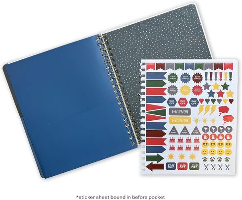 High Note 2026 Planner, 17-Month Weekly & Monthly Hardcover Planner: August 2025 to December 2026, 9" x 10" - Fresh & Colorful in Saudi Arabia