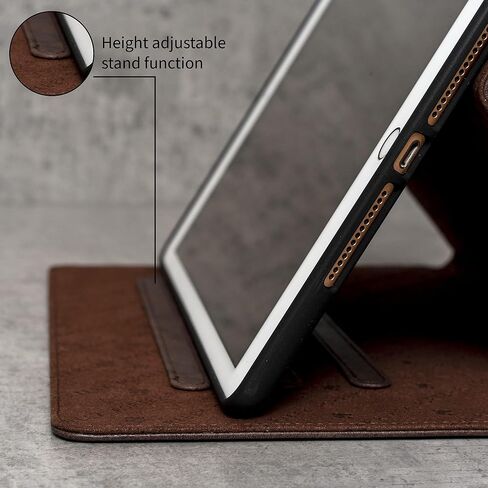 Porter Riley - علبة جلدية متوافقة مع Ipad Air 13 "2024 إصدار. قسط/غطاء من الجلد الأصلي الممتاز in Kuwait