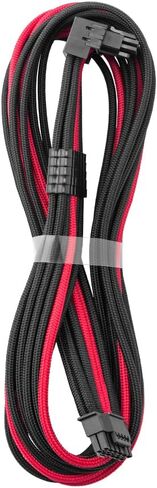 CableMod Universal Pro ModFlex Sleeved 12V-2x6 12VHPWR 90° StealthSense Direct PCIe Cable (Variant A, Black) in Kuwait