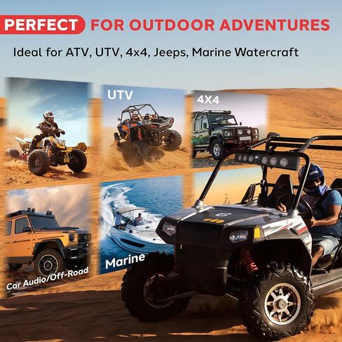 Pyle 36 "Marine ATV UTV Bar مع Bluetooth-طاقة ذروة 270 واط ، أمبير مدمج ، مصابيح RGB ، 6x 4 مكبرات الصوت ومكبرات الصوت 2x 1 ، USB/AUX ، Mountbar Mount in Saudi Arabia