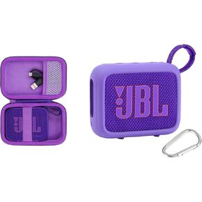co2CREA Silicone + Hard Case for JBL Go 4 Speaker