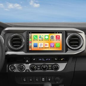 4GB+64GB Car Radio Stereo for Toyota Tacoma 2016 2017 2018 2019 2020 2021, Android 13 with Wireless CarPlay Android Auto Bluetooth GPS Navigation,10 inch Touch Screen Backup Camera