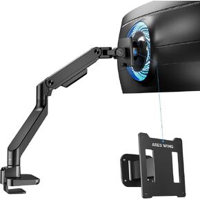 ARES WING Ultrawide Monitor Arm & VESA Adapter for Samsung Neo G9, G65B, G70A, G75T, G85NB, CRG9, CHG9, CHG90, and Odyssey G9 Monitors