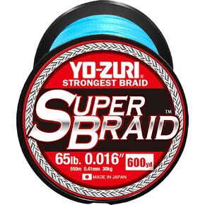 Yo-Zuri Superbraid 600 yd Floating Braid, Blue, 65 lb
