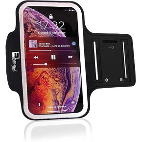 RevereSport Premium iPhone 13 Mini Running Armband. Premium Phone Arm Holder for Sports, Gym Workouts and Exercise