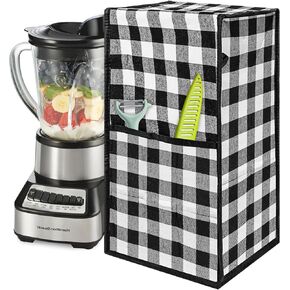 Linkidea Blender Cover, Dustproof Blender Cover for Home, Kitchen Use, Insulated Blender Cover with Compartment, Exact Size Compatible with Hamilton Beach 54221