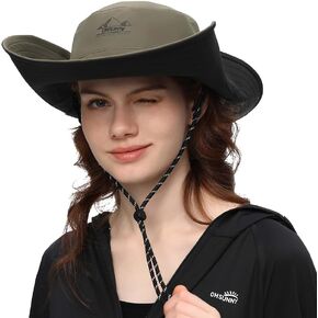 Wide Brim Sun Hat for Women Men UPF 50+ Fishing Hat Sun Protection Beach Gardening Hat SNH5M219T