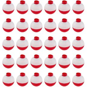 Xhziy-1 inch Round Fishing Buoy Fishing Gear Float Fishing Buoy Fishing Equipment Accessories Fishing Float 30pcs