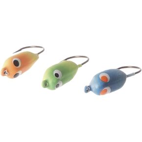 NORTHLAND TACKLE Gum-Drop Floater / 1" / #4 HK / 3 Pack/Assorted