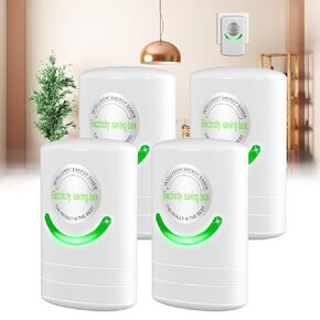 Stop Watt Energy Saving Device, Power Saver Electricity Saving Device Save Electricity, Stopwatt Energy Saving Device Electricity Saving Box, US Plug 90V-250V 30KW 4 Pack