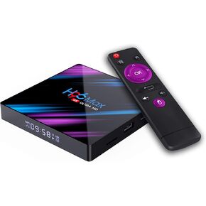 H96Max Android 10.0 TV Box 2GB RAM 16GB ROM Mali 450 RK3318 Quad Core 64bit Cortex A53 2.4GHz/5GHz WiFi 100M DLAN Smart TV Box - Model No.: H96Max 2GB 16GB