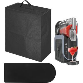 2Pcs Slushie Machine Accessories, Durable Dust Cover and Non-Slip Mat, Scratch-Resistant and Anti-Skid, Compatible with Ninja FS301C/FS301/FS300/FS299 Models (17.1"L x 7"W x 17.7"H)