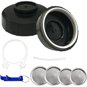 Mason Jar Sealer Kit For Foodsaver Vacuum Sealer Electric Vacuum Pump Food Vacuum Sealer Food Jar Protector Vacuum Seal Kit for Wide Mouth and Regular Mouth Mason Jars (9).