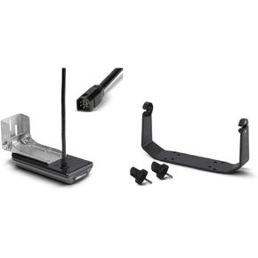 Humminbird 710262-1 XM 9 20 MSI T (MEGA Side Imaging, MEGA Down Imaging) Transom Mount Transducer & 740149-1 GM H910 Gimbal Mount for Helix 9/10 Models