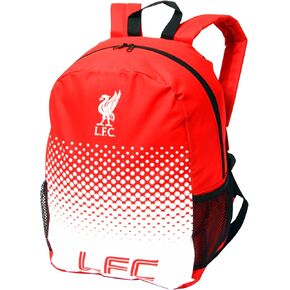 Liverpool FC الرسمية Fade Crest Design Backpack (مقاس واحد) (أحمر/أبيض)