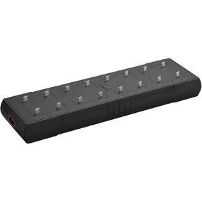 Coast ZXCS16 شاحن ميناء USB-C من 16 شريحة لـ Coast Zithion-X AA & AAA ، قابلة لإعادة الشحن ، قابلة للتجربة على الحائط