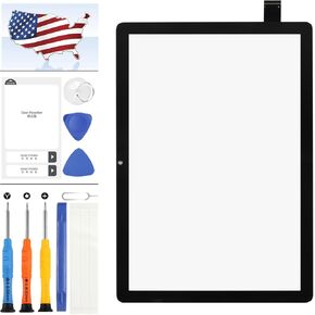 for ONN 100092980 Screen Replacement 10.1" for ONN 100092980 Touch Screen Replacement for ONN 100092980 Digitizer Sesnsor Glass Panel Full Repair Parts Black (Not LCD Display)