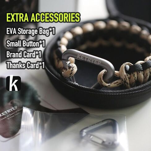 Paracord Bracelets Rope Bracelet for Men and Women, the Perfect Accessory Match for Lovers of Hiking, Camping, Fishing and Hunting! in Kuwait