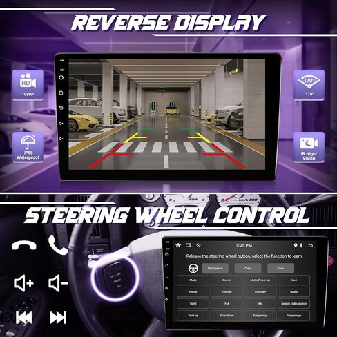Car Radio for Dodge RAM 1500 2500 3500 2002 2003 2004 2005 with Wireless CarPlay Android Auto Leadfan 9" Touch Screen Car Stereo for RAM Android Head Unit - WiFi/GPS/55UI + SWC + AHD Camera in Saudi Arabia