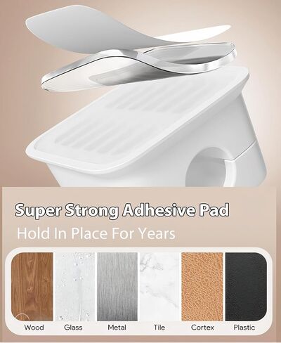 6 حزمة حامل الحبل المغناطيسي ، منظم الحبل cratation مقاطع إدارة المكتب اللاصقة القوية تنظيم حامل كابل شحن الهاتف بدقة للمنزل ، المكتب ، السيارة ، منضدة. in Kuwait