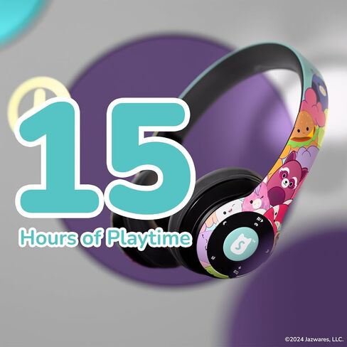 iJoy Squishmallows Bluetooth Over-Ear Headphones- Wireless Foldable Headset Squishmallows Gifts for Girls, Boys, Women, Men and All Squish Squad Fans in Kuwait