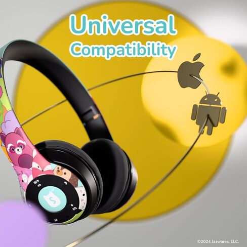 iJoy Squishmallows Bluetooth Over-Ear Headphones- Wireless Foldable Headset Squishmallows Gifts for Girls, Boys, Women, Men and All Squish Squad Fans in Kuwait
