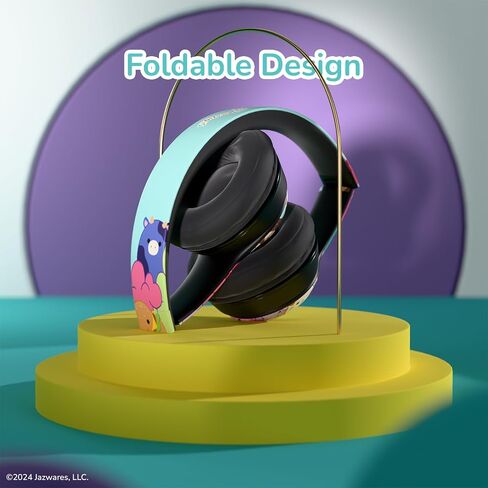 iJoy Squishmallows Bluetooth Over-Ear Headphones- Wireless Foldable Headset Squishmallows Gifts for Girls, Boys, Women, Men and All Squish Squad Fans in Kuwait
