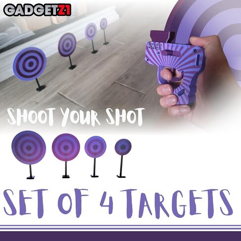 Table Top Target Set - Perfect for Nerf, Foam Dart Blasters, tic tac Guns, Rubber Band Shooters and More! in Saudi Arabia